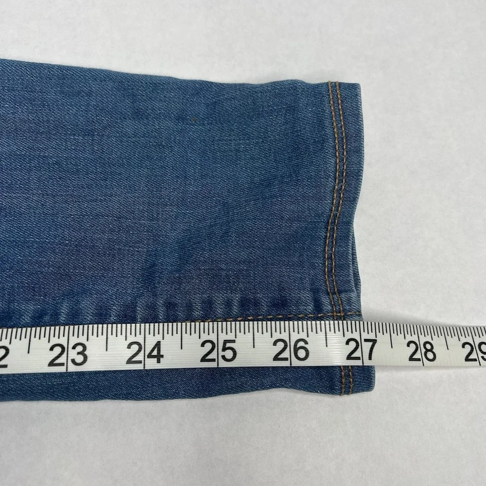 Old Navy Jeans Rockstar Jegging Denim Girls Size 16 Navy Adjustable Waist Cotton